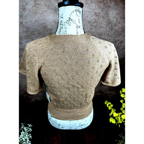 St Roche Ballet Top Cotton Superfine Alpaca Caramel Multiple Sizes - Picture 9 of 15